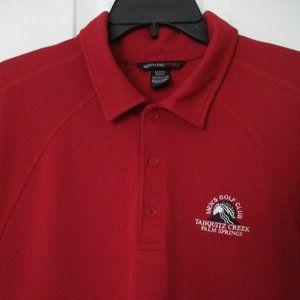 North End Sports "Tahquitz Creek Men's Golf Club Palm Springs" Red Polo NWOT - M